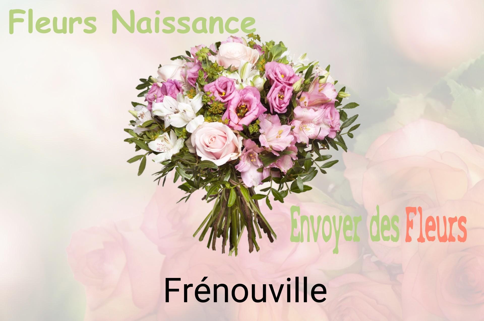 Bouquet de fleurs de naissance livré à Frénouville
